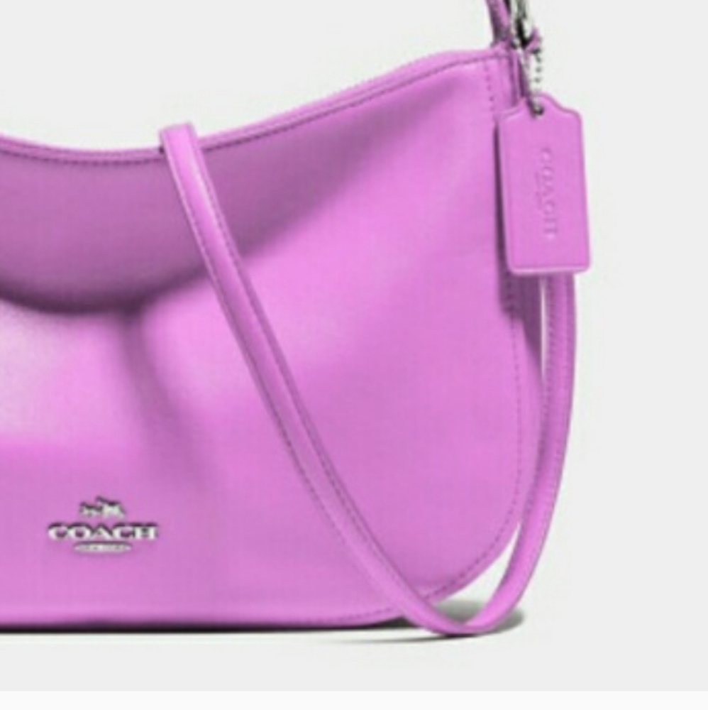 Coach Chelsea Crossbody Bag Luxe Leather Wildflower 2 Straps Cross &Shoulder NWT - Picture 11 of 15